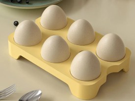Molde silicona huevera 6 huevos